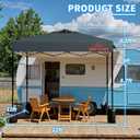 12x12 Pop Up Canopy, Easy Up Canopy Tent, Grey