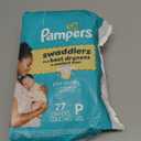 Pampers Baby Diapers - Swaddlers - Size P1, 27 Count, Ultra Absorbent Disposable Preemie Diaper