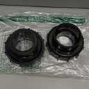 Black Pool Valve Adaptor Replacement 270100 Kit for Filter, FNS Plus Filter, Clean and Clear Plus Filter, Compatible with 2" and 2.5" Plumbing, Includes Socket Connectors and O-Rings