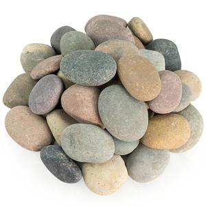 GreenVibe Large River Rocks for Landscaping, 40lbs Aquarium Rocks, 3-4 Inch Colorful Pebbles for Indoor Plants, Natural Stones for Garden Paving Plant Rocks Crafting Walkways
