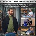 TECEUM Tactical Belt  Heavy-Duty & Quick Release  Military, Work, Rigger, Duty & Utility Belt for Men (Buckle 7 - Green)