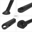 Dirt Bike Kickstand Motorcycle Side Kick Stand 7075 Aluminum with Springs Bolts for 150 200 250 300 350 400 450 500 505 530 EXC XC XCW XCF XCFW EXCF EXCR XCRW Supermoto Enduro Motocross Black