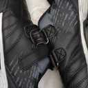 brooman Kids Comfortable Turf Soccer Shoes Athletic Football Shoes (2, Black)