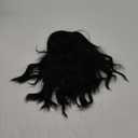 AISI HAIR Bob Curly Wig Synthetic Short Black Wig with Bangs Natural Looking Heat Resistant Fiber Hair for Women