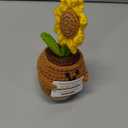 Gossby Inspirational Gift for Women - Handmade Positive Sunflower Crochet - Sometimes You Forget You're Awesome - Christmas, Birthday, Appreciation Thank You Gift for Coworker, Sister Friend, Teacher