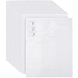 Pack of 5 LuckyGuard 1800 Label Stickers for Printer 1" x 2-5/8" Mailing Labels Self Adhesive Matte Postage Labels White 30 Per Sheet Printer Labels Stickers for Envelopes