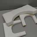 Toilet Stool for Bathroom,Non-Slip Potty Stool for Pooping,Toilet Step Stool for Adults/Seniors/Kids