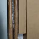 1 Diameter Curtain Rods Itself is 30 to 60 inch 2 Pack Fit 30-54 inch Window with Heavy Duty Adjustable Rod Matte Wood Grain Splicing Metal Extra Long Curtain Rod for Windows