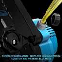 2 in 1 Cordless 6 inch Pole Saw & Mini Chainsaw with 2 21V Battery, Electric Polesaw with Extension Pole for Tree Trimming
