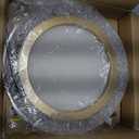 UOFUS 28W Gold LED Flush Mount Ceiling Light 12inch Modern Round Ceiling Light Fixture 3000K-6000K Super Bright Circle Ceiling Lamp for Bedroom Kitchen Bathroom Entryway Hallway Stairwell (11.81inch)