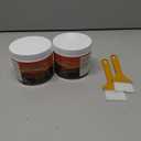 4 Pcs Stove Polish Set Includes 2 Pcs 10.58 oz Black Stove Polish Paste, 2 Brush