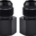 EVIL ENERGY 8AN Male Flare to 3/8 NPT Female Fitting Adapter Aluminum 2PCS