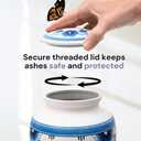 Cremation Urns for Human Ashes Adult Female, Male | Funeral Urn for Ashes for Women, Men | Decorative for Burial, Memorial, Home | Handcrafted Large Size | Delft Style Blue & White