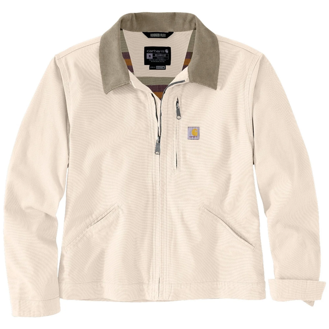 Carhartt Women's Rugged Flex Loose Fit Canvas Detroit Jacket Size M