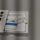 AmFilm Glass Screen Protector for Samsung Galaxy S22 Ultra, 3D Curved with Liquid Dispersion Tech, Designed for Fingerprint Reader, Upgraded Easier Application Tray, Tempered Glass, 3 Pack