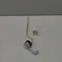 Hibbent Universal Metal Side Mount Toilet Handle Replacement Kit, Brass Toilet Flush Tank Lever with Stainless Steel Flapper Chains for Most Toilets, Chrome Finish