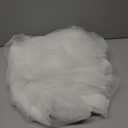 Unsutuo Cathedral Wedding Veil 2 Tier Bridal Veil with Comb Drop Veils Cut Edge for Bride (Ivory)