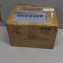 16 Oz Drinking Glasses with Bamboo Lids and Glass Straw - 5 Pcs Glass Cups Beer Ice Coffee Glasses Cute Aesthetic Cup Great for Coffee Bar Accessories 