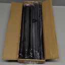 Black Curtain Rods for Windows 46 to 84 Inch, Blackout Heavy Duty Curtain Rods, Adjustable Wrap Around Curtain Rods for Bedroom, Kitchen Easy,Living Room, Easy Install