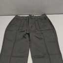 Flamingals Straight Leg Pants for Women Mid Rise Casual Cargo Solid Patch Pockets Stitch Detail Pants (L)