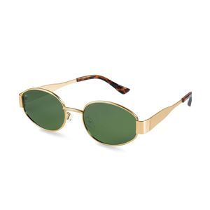 ivho 2025 Trendy Oval Sunglasses - Stylish Polarized Shades for Everyday - Retro Metal Frames