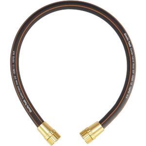 Giraffe Tools Leader Hose 2ft x 5/8", Short Water Hose Heavy Duty for Hose Reel, Lightweight, Flexible with Double Female Fittings (Black)
