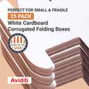 Box USA Shipping Boxes Small 9"L x 6.5"W x 1.75"H 50-Pack - Corrugated Cardboard Box for Moving, Mailing, Packing, Packaging and Storage