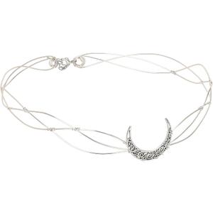 Elf Crown Fairy Circlet - Halloween Cosplay Women Headpiece Accessories (Silver)