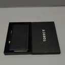 TORRO Regular Golf Scorecard Holder  Genuine Leather Golf Score Card Wallet with Card Slot and Pencil Loop (One Size, Black)