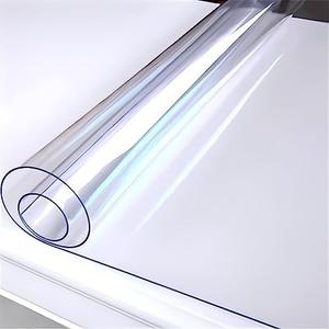 Kate Transparent PVC Reflection Floor Mat - 4x6ft Clear Reflective Photography Backdrop, Durable Table Cover Protector for Studio, Waterproof and Scratch-Resistant Plastic Mat