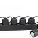 Aquascape 84022 12 Volt with Quick Connects 6-Way Lighting Splitter Black