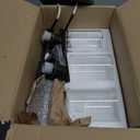 AMRUIPO 3 Lights Bathroom Light Fixtures Oil Rubbed Bronze Vanity Light with Clear Glass Shade 18in Modern Bathroom Lighting Fixtures Over Mirror for Bedroom/Living Room