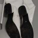 Enelauge Gogo Boots for Women Square Toe Chunky Knee High Boots Side Zipper Boot Disco Costumes Dress Party Boots (6.5)