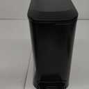 Cesun Small Bathroom Trash Can with Lid Soft Close, Step Pedal, 6 Liter / 1.6 Gallon Stainless Steel Garbage Can with Removable Inner Bucket, Anti-Fingerprint Finish (Matt Black)
