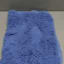 OLANLY Bathroom Rugs 24x16, Extra Soft Absorbent Chenille Bath Rugs, Rubber Backing Quick Dry, Machine Washable Bath Mats for Bathroom Floor, Tub and Shower, Home Decor Accessories, Cornflower Blue