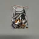 Zomiboo 70 Pcs 40/25/16/8 mm Large Animal Glass Eye Round Cabochon Eyes Half Round Dragon Eyes Mixed Printed Round Eyes 4 Sizes Mini Animal Eye Cabochons for Art Doll Props DIY Jewelry Making (Novel)