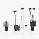Bambu Lab P1P/P1S Hotend Complete Kit Full Assembly Hardened Steel Nozzle with Ceramic Heater, 0.4mm Nozzle, Cooling Fan & Heating Block | Bambu P1S Hotend Replacement for 3D Printing