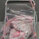 Otrolepota Baby Bouncer, Infants Bouncy Seat with Music and Vibrations,Baby Rocker with Hanging Rattles Bear & Honey Pot for Newborns Indoor Outdoor Use 0-6 Months Up to 20 lbs