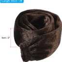 PATIKIL 2ft Lamp Chain Cover, Chain Protective Sleeve Washable with Zipper for Chandelier Lighting Wires Swing Light Fixture, Brown