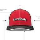 Pacific Headwear NCAA Trucker PacFlex Closed Back Stylish Cap for College Sports Fans
