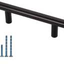 Amerdeco IH0001ORB76 10 Pack Oil Rubbed Bronze 3Inch(76mm) Hole Centers Kitchen Cabinet Pulls Hardware Modern Kitchen Solid Handles for Cabinets Cupboard Handles Drawer Pulls