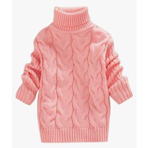 Evelin LEE Kids Cute Long Sleeve Turtleneck Winter Warm Knitted Christmas Sweater XS
