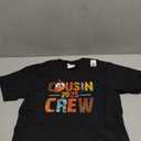 Cousin Crew 2025 Turkey Thankful Thanksgiving Autumn Fall T-Shirt, Small, Black 