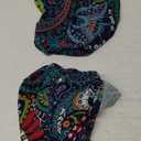 Smiry Printed Couch Cushion Covers, Stretch Soft Couch Covers for Sofa, Washable Non-Slip Sofa Slipcover Furniture Protector for Indoor and Outdoor (2 Pack, Blue Green)