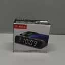 Timex Alarm Clock with Wireless Charger for iPhone, Android, and AirPods - Black (TW14B)