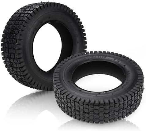 Amazon.com : 20x8-8 Lawn Mower Tires with Rim (3/16" Keyway), Replaces for Natural Rubber Turf Tires 20x8.00-8 (check Tire Sidewall) Pneumatic 4 Ply Tubeless |3.5" Offset | Bore ID 3/4"|965 Pounds Capacity (2 Pcs) : Patio, Lawn & Garden
