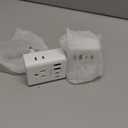 2 Pack European Travel Plug Adapter, International Power Adapter with 4 Outlets 4 USB C Ports (2 USB C), Type C Adapter for US to Most of Europe EU Italy Spain Greece Portugal France Germany