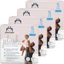 Amazon Brand - Mama Bear Plush Protection Disposable Baby Diapers, Hypoallergenic, Fragrance-Free, Leak Protection, Size 5, 124 Count (4 Packs of 31), White and Cloud Dreams