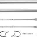 Grill Replacement Parts for Charbroil Performance 2-Burner 463655021 463630021 463630422 463655021, Grill Burner Tube Heat Plates Shield Crossover Tube Igniter Kits for Charbroil Performance