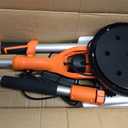 Drywall Sander, 1000W Popcorn Ceiling Removal Tool, Automatic Drywall Sander with Vacuum Dust Collection, LED Light, 6 Variable Speed 800-2200RPM, Foldable & Extendable Handle, 15Pcs Sanding Discs